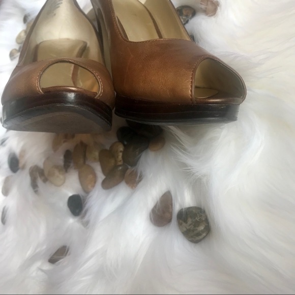 Nine West ‘Francisco’ Peep Toe Heels - Picture 6 of 8